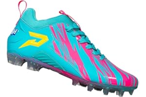 Phenom Elite Kool-Aid Sharkleberry Fin Football Cleats – Quantum Speed Lightweight, Traction, and Style for Football, Lacrosse, and Rugby