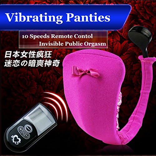 Janxon (TM) 10 Speed Vi bra ting Pan ties Wireless Remote Control Strap On C-String Underwear Vi bra tor Se x Toys for Woman Se x Products