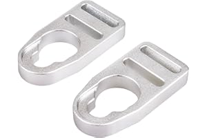 CNRAYT Strap Replacement Buckle Clip Aluminum Seat Clips Replaces Spare Parts Repair Kit Fit for Lifetime Emotion Style Button Type Seat Straps Repair Clip Compatible with Kayak Seats 2PCS