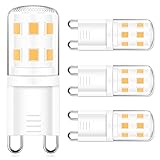 Marxlait 4 Pack G9 LED Bulb, 40 watt Halogen