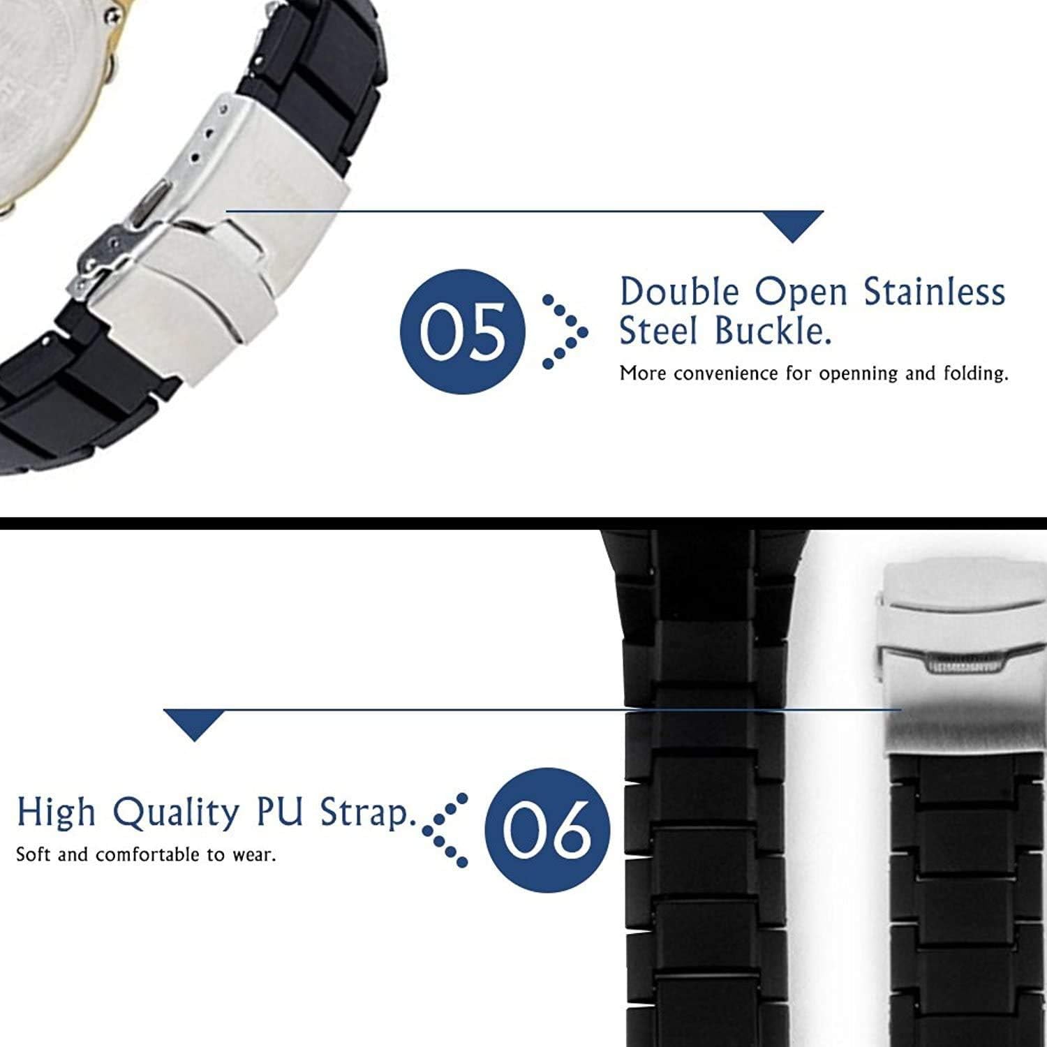 Carrie Hughes Men's Digital Watch 50M Waterproof Large Dual Dial Multifunction Analog Military Outdoor Sports Electronic Watch Calendar Day Date CH031: Sports & Outdoors