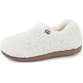 ULTRAIDEAS Women's Indoor Loafer House Slippers with Memory Foam, Ladies Warm Closed Back House Shoes with Non-Slip Outdoor Rubber Sole