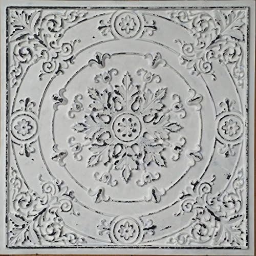 Tin Ceiling tile faux finishes Peeling black white coffee decor ceiling panels PL18 pack of 10pcs