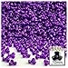 The Crafts Outlet 1,000pc Plastic, Opaque, Tri Beads, 10mm, Multi Mix