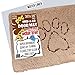 XL Extra Thick Micro Fiber Pet and Dog Door Mat - Super Absorbent. Includes Water Proof Liner - Size 36