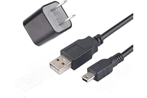 Sqrmekoko Charging Data Cable & Charger for TI-84 Plus, TI-84 Plus CE, TI 89 Titanium, TI Nspire CX/TI Nspire CX CAS Graphing Calculators