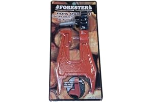 Filing Stump Vise - Forester Chainsaw Sharpener Chainsaw Sharpening Kit Chain Saw File Guide Vise Mounting Kit Chain Raker/Teeth Filing Logging Tools Chainsaw Chain Sharpening Jig