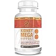 Actif Kidney Mega Support with 10+ Advanced Factors, Boosts Healthy Kidney Function, Kidney Cleanse, Non-GMO, Fast Acting, Made in USA, 120 Count