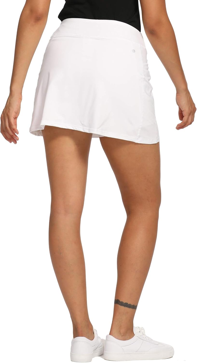 CQC Women's Active Athletic Skirt Sports Golf Tennis Running Skort with Pockets: Clothing