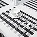 DOLOPL Placemats Buffalo Check Black and White Placemats Farmhouse Buffalo Plaid Place Mat Set of 6 Easy to Clean Wipeable Placemats for Dining Kitchen Table Spring Summer Decorations