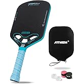 Pickleball Paddles T700 3K Carbon Fiber Picklebll Paddle with Aero Throat Edgeless Designed 16MM Thermoformed Pickleball Racket USAPA Approved