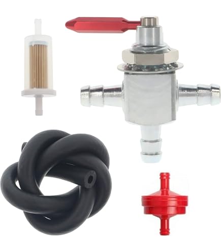 Rubinetto Carburante 1/4 A 2 Vie Per Tosaerba Tagliabordi – Azpartspro Ricambio - Foto 2