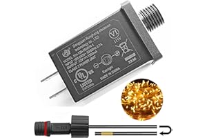 CARDCONVEX LED Transformer Replacement/Replacement Yard Inflatable Adapter/Christmas Holiday Lighting Decoration Adapter/IP44 Waterproof Low-Voltage Transformer/Class 2 Power Supply (12V 1.5A 18W)