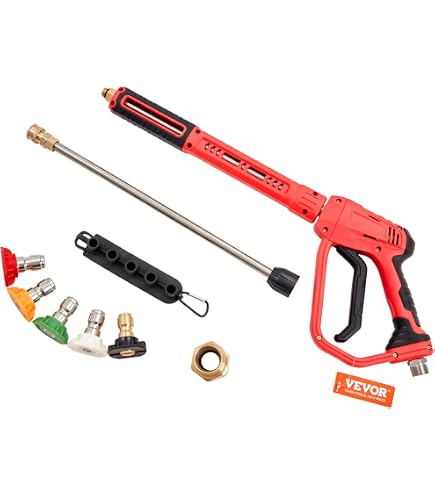 Tuyau Haute Pression 15 M - 240 Bar - Compatible Kärcher M22-14 - Raccord Laiton - Pour Lavage Voiture, Terrasse, Façade - 9