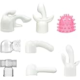 Ustbaly Medium/Large Magic Wand Attachments, Inner Diameter 1.77/2.36 Inches-Top - Quality TPR Material, Skin-Friendly, Odorless - Experience 8 Types of Pleasure with 8 Different Models