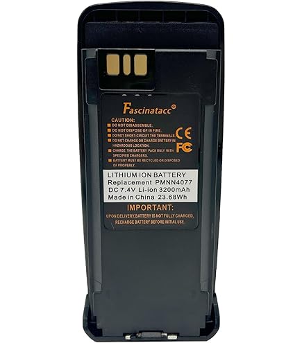 Batterie Li-Ion PMNN4077 15,9Wh USB-C Pour Motorola XPR6550, DP3400, Etc. - XINJIE