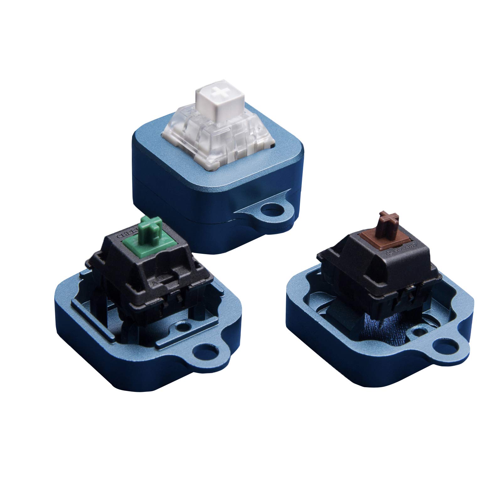 Metal Switch Opener for Mechanical Keyboard Keycaps Switch Open Tool Instantly for Cherry Mx Outtemu Kailh Box Gateron Logitech Switches - Blue