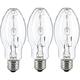 (3 Pack) MH70/U/MED 70W Metal Halide Bulb ED17 Medium Base Clear