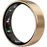 femometer Ring Air, Ultra-Thin Smart Ring(Size 9) | Sleep &amp; Fitness Tracker, Heart Rate, Blood Oxygen, Stress Tracking, Women's Health Insights, IP68 Waterproof, No Subscription