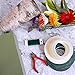 Supla 31 Pack Floral Arrangement Kit Green Brown Clear Floral Tape Waterproof Wire Cutter Stem Wire Floral Wire U Shaped Floral Pins for Bouquet Stem Wrap Florist