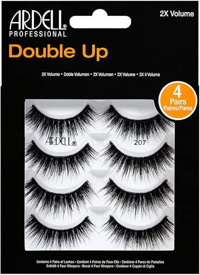 Ardell Double Up Pack Lashes 207 False Eye Lashes Easy Apply Remove