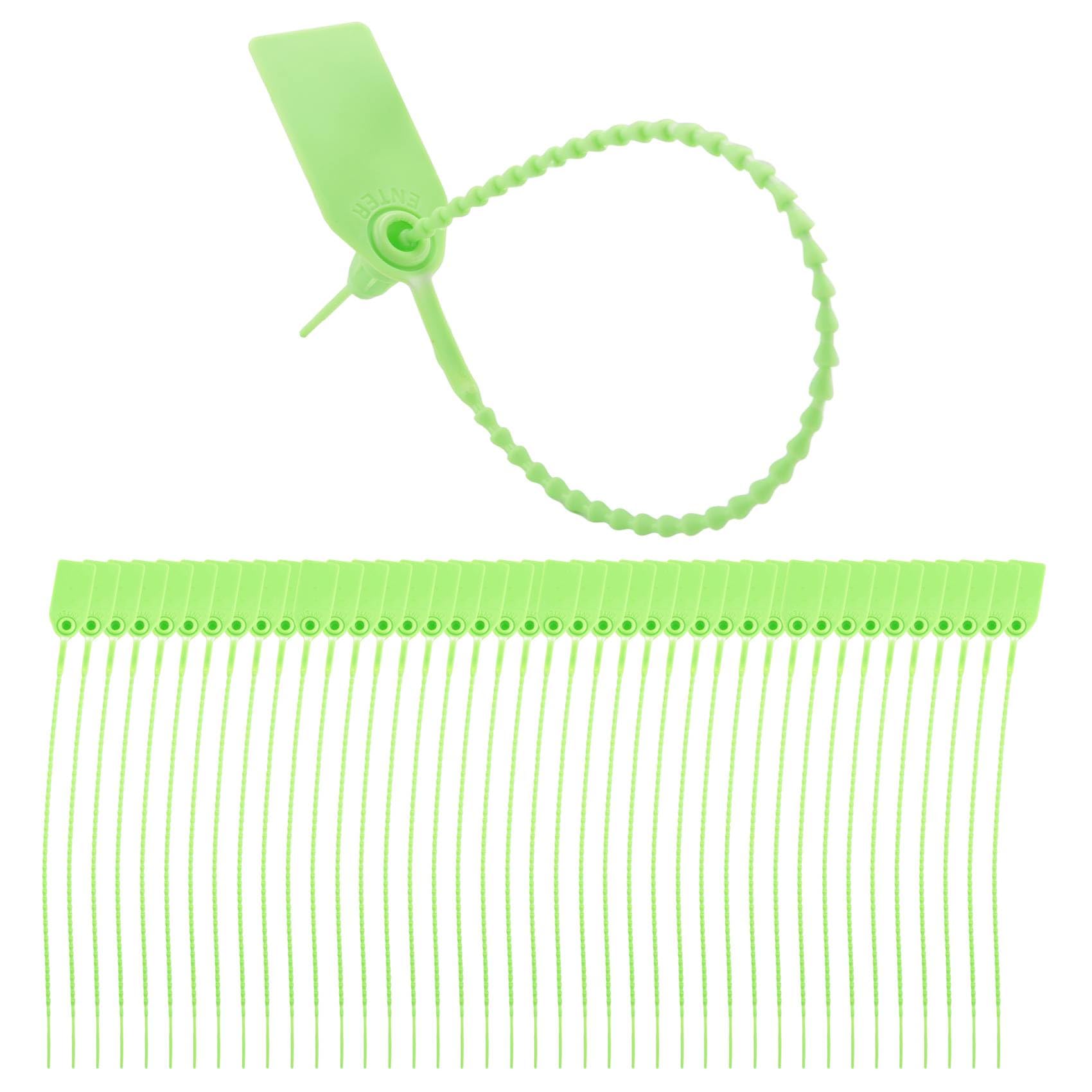 Dojimayisc 100 PCS Plastic Tamper Seals Numbered Zip Ties Tags for,Shipping,250mm D
