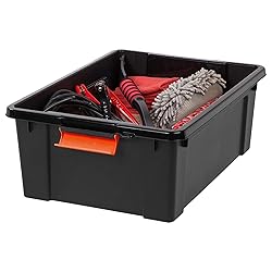 IRIS USA 12 Gallon Lockable Storage Bins with