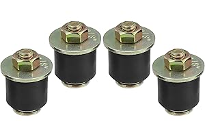 X AUTOHAUX 4pcs Automotive Rubber Freeze Plug Rubber Expansion Plug Fit Hole Size 7/8" to 1" 22mm-25mm