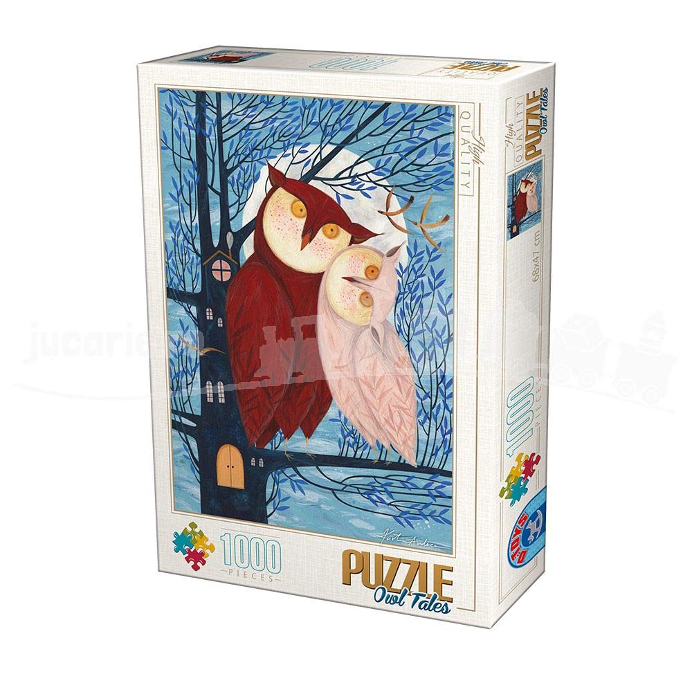 D-Toys Puzzle 5947502875758/OT 01 1000 pcs Owl Tales, Multicolour