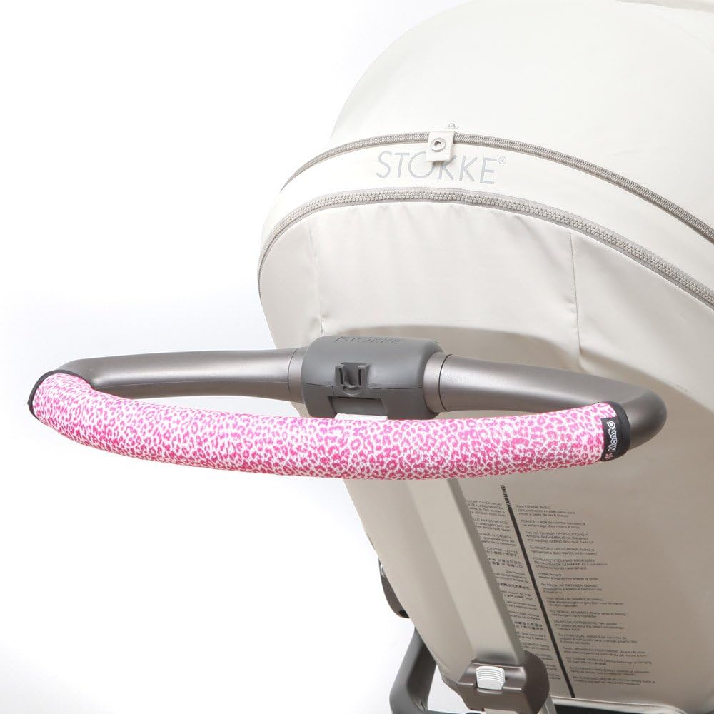 [Manito] Clean Grip STOKKE XPLORY Baby Pushchair Handle Cover (Leopard_Pink)