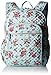 Vera Bradley Women's Cotton Campus Backpack, Water Bouquet, One Size