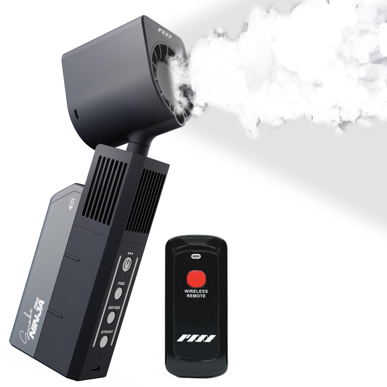 PMI SmokeNINJA PRO HAZER KIT - Portable Fog Machine with Bluetooth