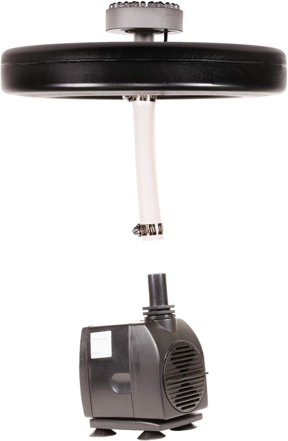 Alpine Corporation FTC102 550-GPH Pump 48-LED Light Floating Spray Fountain, 530 gph, Beige : Free Standing Garden Fountains : Garden & Outdoor