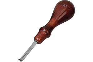 Weaver Leather Supply Leather Edger, Edge Beveler with Angled Tip for Refined Finish, Beveling Tools for Belts, Straps, and DIY Projects