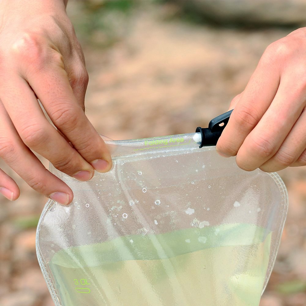 miniwell Gravity Water Filter Straw Ultralight Versatile Hiker Water Filter Optional Accessories. TUV Proven Emergency Kit Hurricane Storm Supplies.