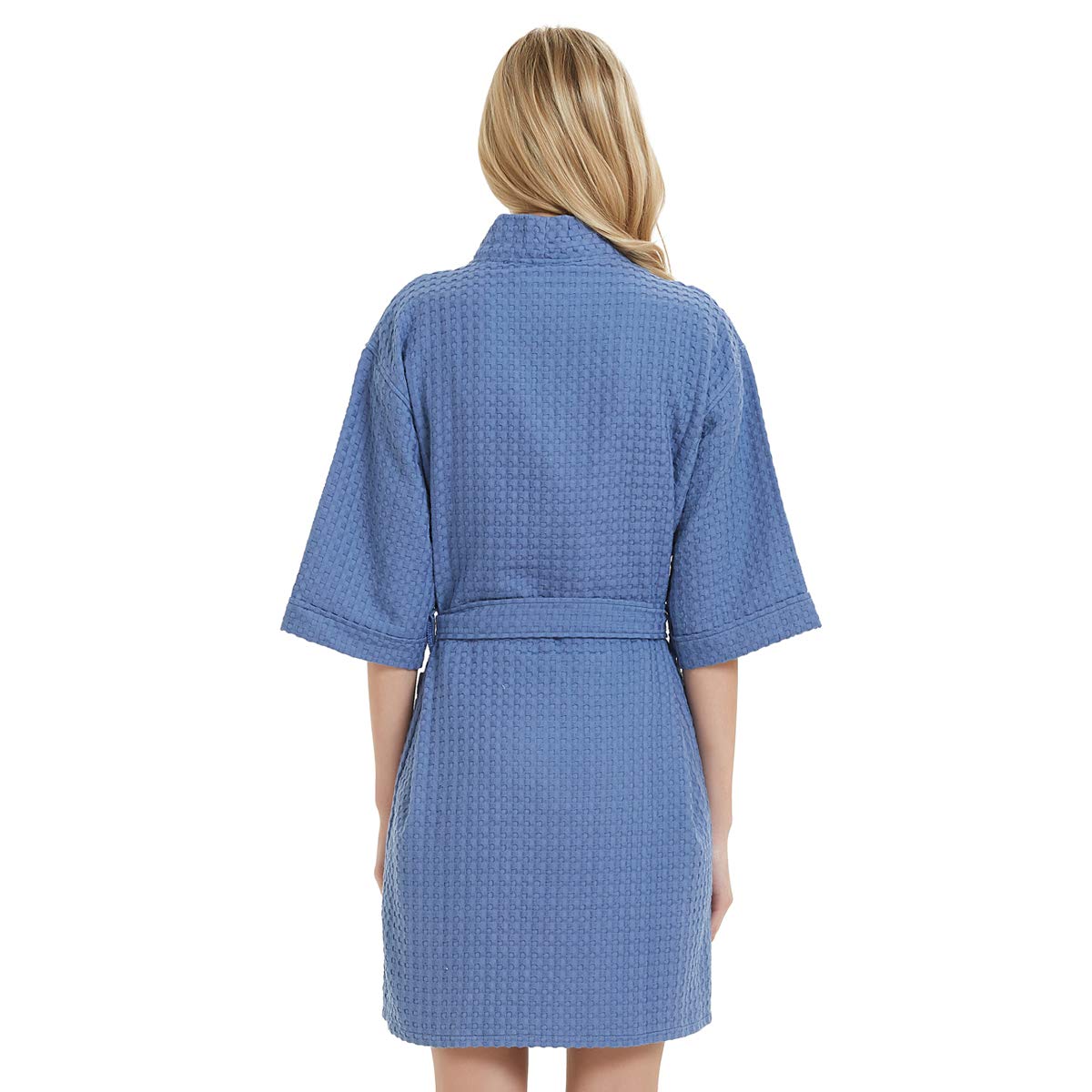 Robes Lightweight Cotton SPA Bathrobe SANLI Short Waffle Robes for