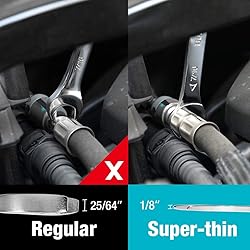 DURATECH Super-Thin Open End Wrench