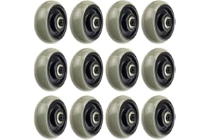 MAPP CASTER 6" Stryker Bed & Stretcher Wheel for 3002 Secure II Med-Surg Bed, 3000 Secure Bed, LD04 Birthing Bed, FL17E GoBed, 5050 Stretcher, 816 & 717 Prime Big Wheel Stretcher & More (12 Wheels)