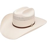 RESISTOL Mens 10X Cross Tie Stran Smith Straw