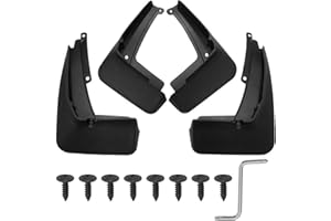 Zreneyfex Car Mud Flaps Splash Guards Fender Mudguard Replacement for VW ID.4 2021 2022 2023 2024 Mud Guard Kit Black 4Pack