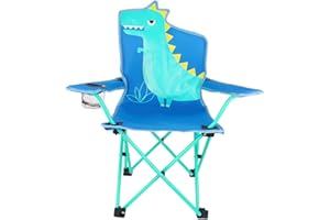 KABOER Kids Outdoor Folding Lawn and Camping Chair with Cup Holder and Carrying Bag, Children's Camping Chairs