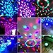 VERKB Portable Stage DJ Light, 7 Color Modes and Sound Activated, Strobe Disco Ball Karaoke Machine for Thanksgiving Day Christmas Party KTV Festival Bar Decorations(Multi-color)