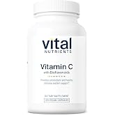 Vital Nutrients Vitamin C with Bioflavonoids, 100 Capsules | Immune Support,* 1,000mg Vitamin C and 500mg Citrus Bioflavonoid, Formulated without Gluten, Dairy Soy, Non-GMO, Vegan