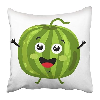 Ndjheh Throw Pillow Covers Print 18 X 18 Inch Cute Fruit