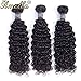 Amella Hair 8A Brazilian Virgin Curly Hair 3 Bundles Weave 285g (18 20 22inch,Natural Black)100% Unprocessed Virgin Brazilian Kinky Curly Human Hair Weave