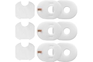 CERO HV301 HV300 Filter Replacement for Shark Rocket HV301 HV30126 HV300 HV292 UV450 CS100 HV310 HV308 HV307Q QS301 Ultralight Corded Stick Vacuum, Part XFFV300, 3 Pack