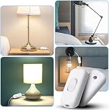 AXFEE 6A Inline Cord Switch 250V Desk Lamp Wire Connector White view 7