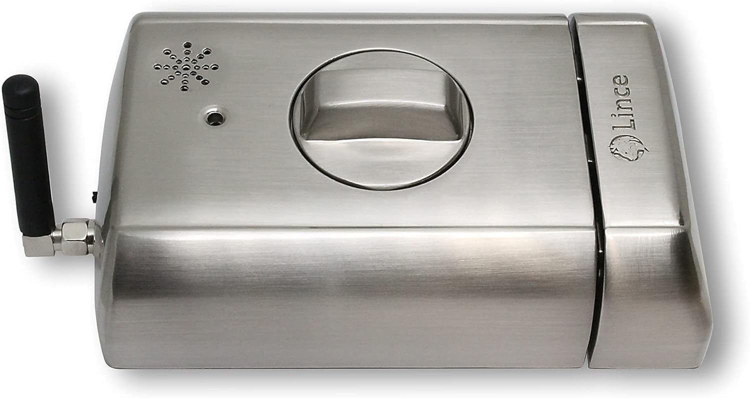 LINCE SUPRATRONIK Electronic Invisible Lock with Alarm SUPRATONIK 4940-TK Silver, Alloy Steel, 0