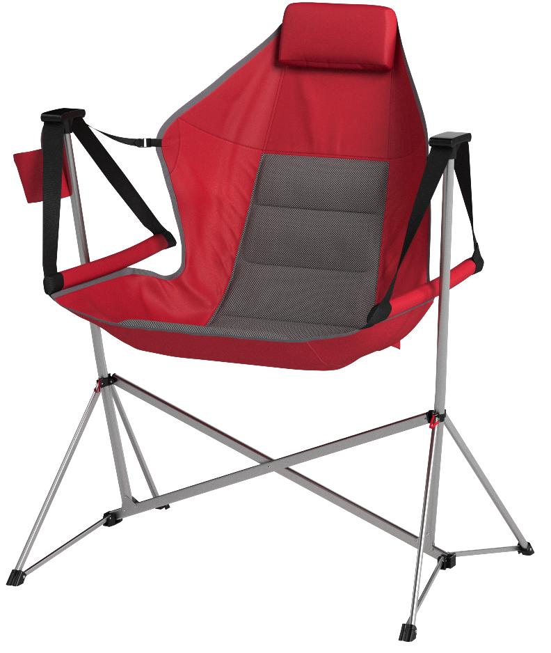 Amazon Com Used Open Box Swing Chair Lounger Wide Seat With Adjustable Backrest Red