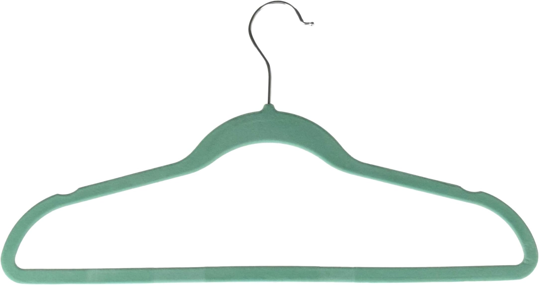 Richards Homewares SOFTGRIP/Tiffany set/25 Soft Grip Anti Slip, Space-Saving Suit Hangers, Blue, Set of 25
